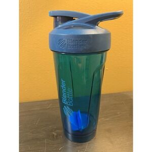Blender Bottle 28 oz, Blue includes BlenderBall Sports Portable